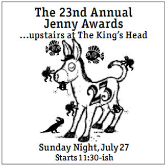 Jenny Awards- Sunday July 27th, 11:30ish
